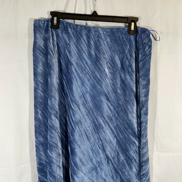 NWT Free People [ Large ] Not Velvet Skirt in Light Night Blue - Picture 12 of 12